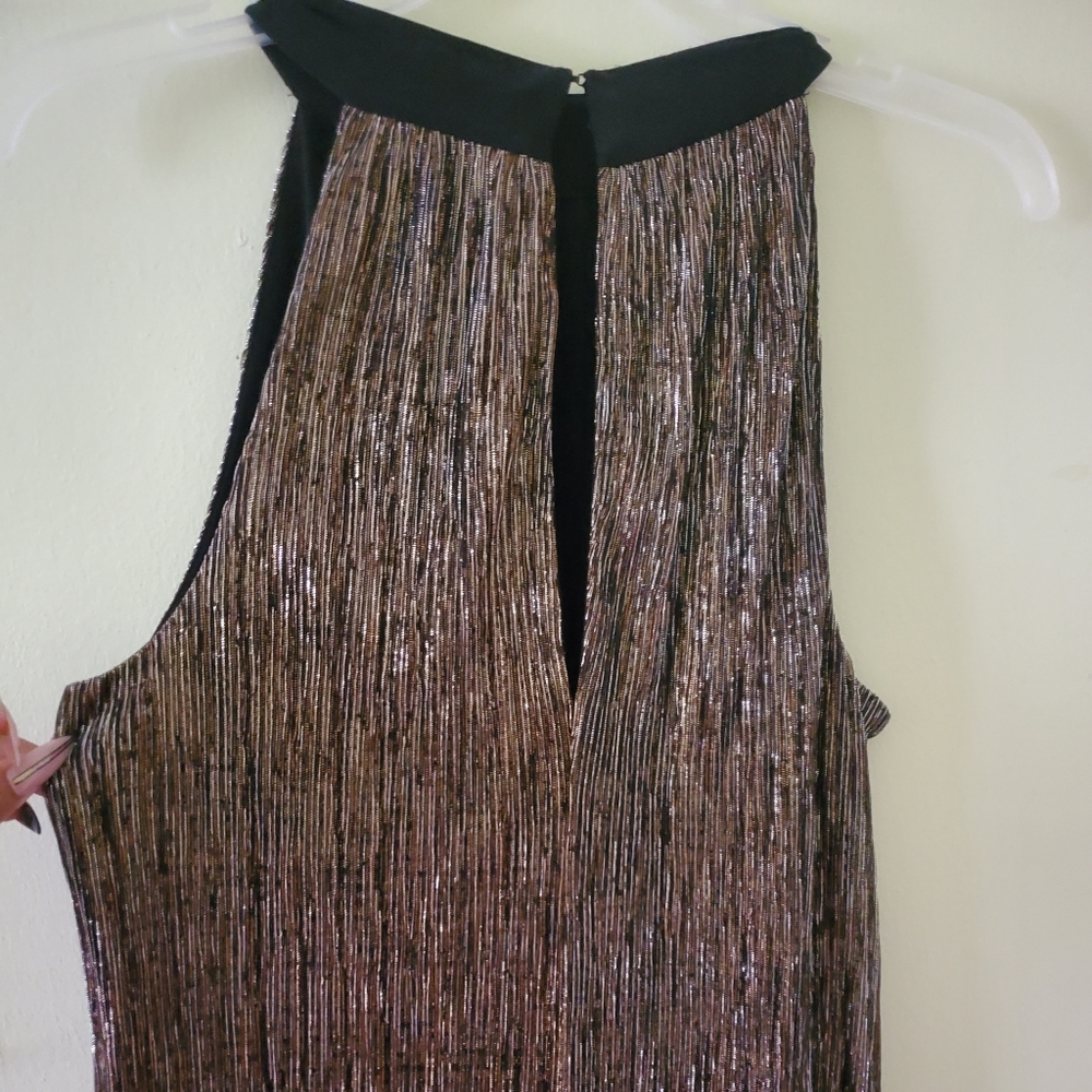 🦄 Metallic Catherine Malandrino Dress - Picture 2 of 7